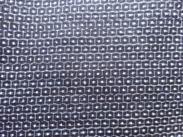 JAPANESE KIMONO / ANTIQUE MENS ENSEMBLE KIMONO / DOROZME / OSHIMA TSUMUGI